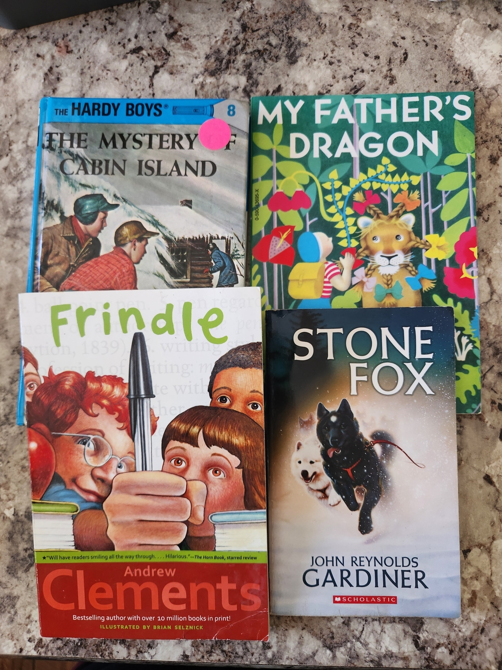 Scholastic Stone Fox – Black and White Cover